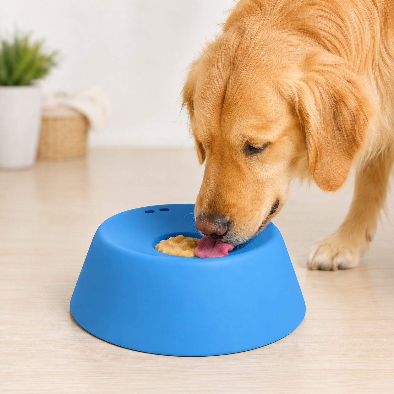 Slow Feeder Dog Bowl — Anti-Choking Lick Mat with Non-Slip Base