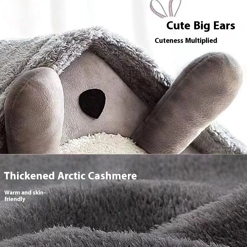 Dog Cave Bed — Cozy Enclosed House-Style Pet Bed for Small Dogs & Cats