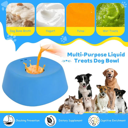 Slow Feeder Dog Bowl — Anti-Choking Lick Mat with Non-Slip Base