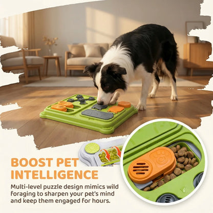 Large Dog Puzzle Feeder — XXXL Interactive Treat Dispensing Toy