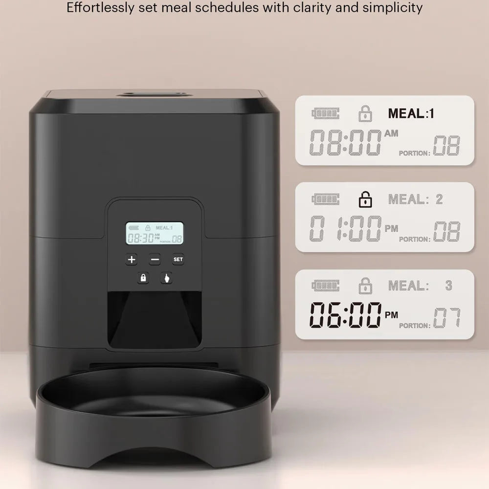 Smart Automatic Pet Feeder — Timed Portion Control for Dogs & Cats