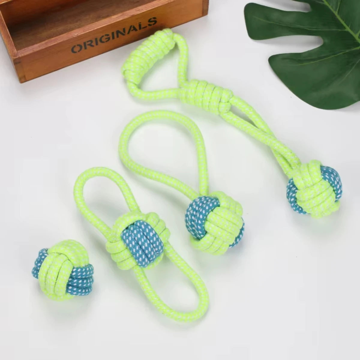 Cotton Rope Dog Toys — Interactive Chew & Tug Set for All Breeds