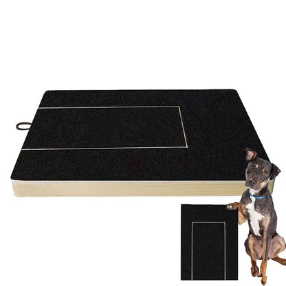 Wooden Dog Nail Scratch Board — Adjustable Self-Filing Grooming Tool