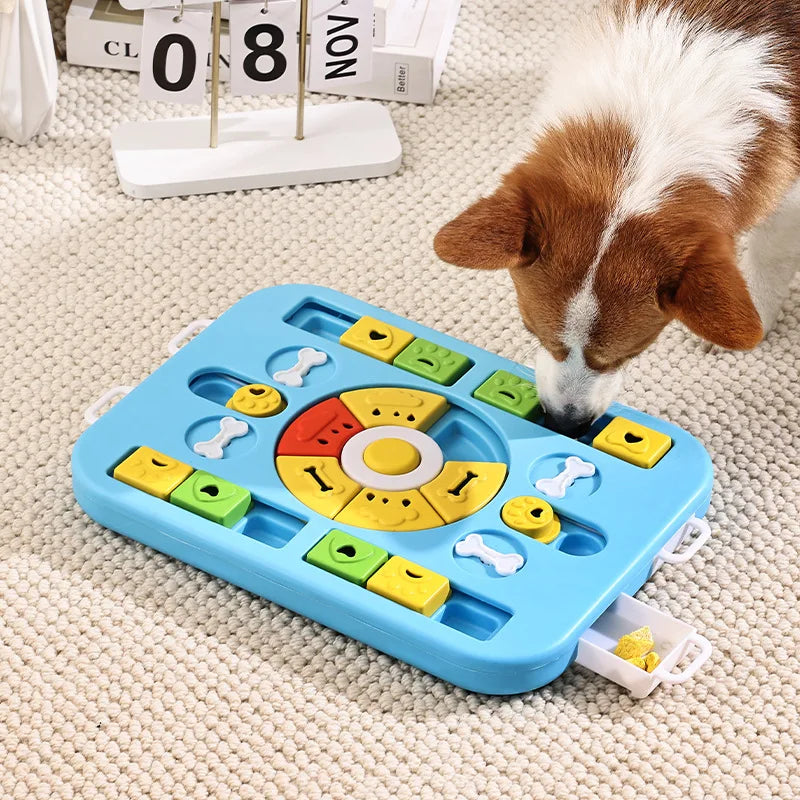 Advanced Dog Puzzle Feeder — 4-in-1 Interactive Enrichment Toy