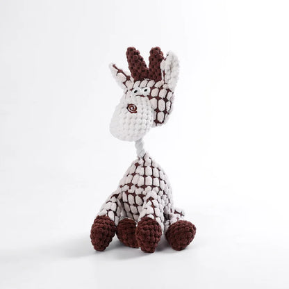 Plush Stuffed Squeaky Dog Toy — Soft Animal Characters for All Breeds