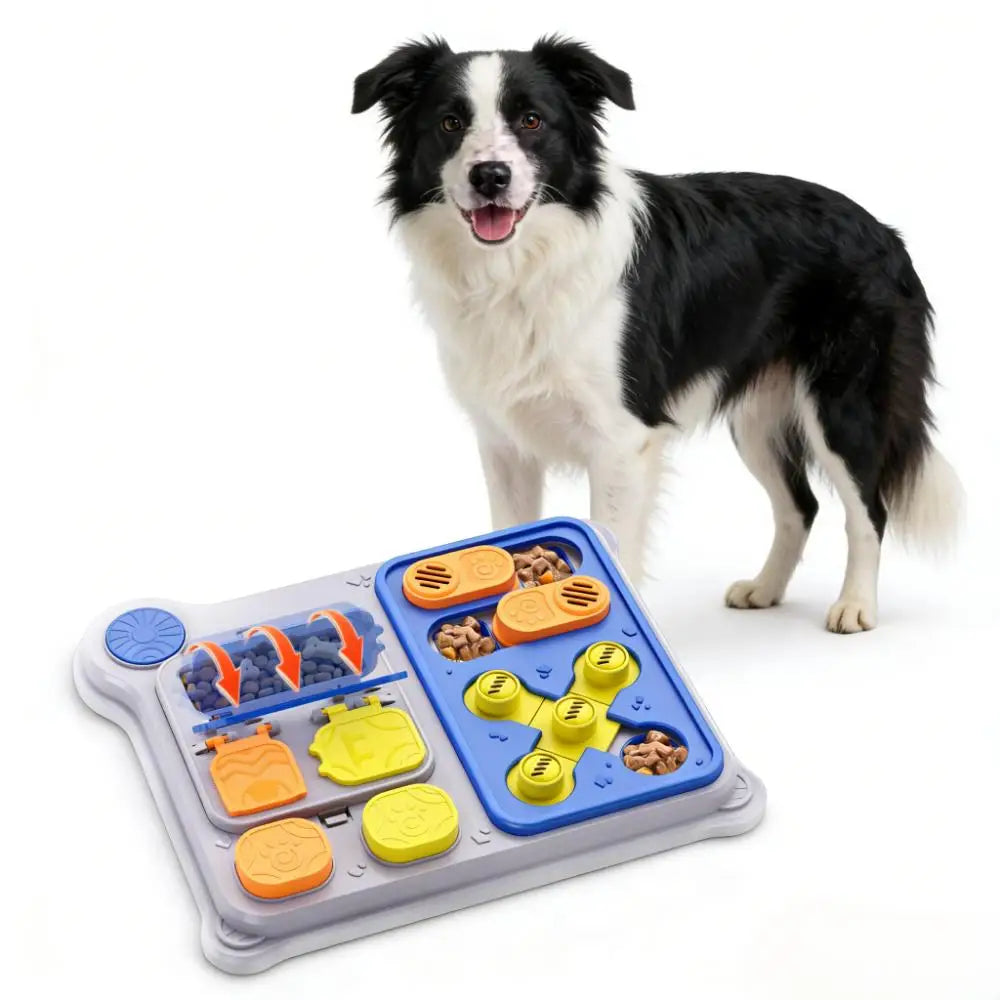 Large Dog Puzzle Feeder — XXXL Interactive Treat Dispensing Toy