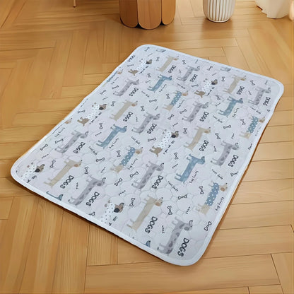 Reusable Dog Pee Pad — Washable Waterproof Training Mat for Dogs & Cats