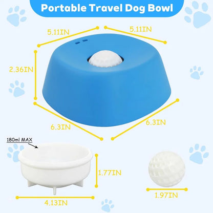 Slow Feeder Dog Bowl — Anti-Choking Lick Mat with Non-Slip Base