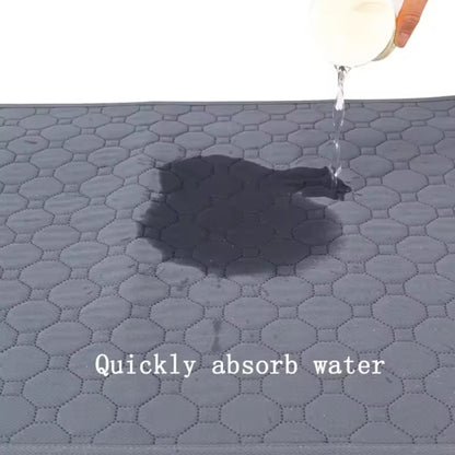 Reusable Dog Pee Pad — Washable Waterproof Training Mat for Dogs & Cats