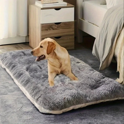 Large Plush Dog Sofa Bed — Thickened Orthopedic Comfort Mat for All Breeds