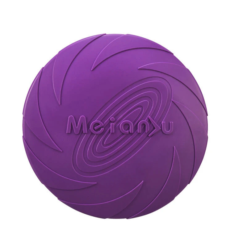 Silicone Flying Disc Dog Toy — Flexible Frisbee for Outdoor Play