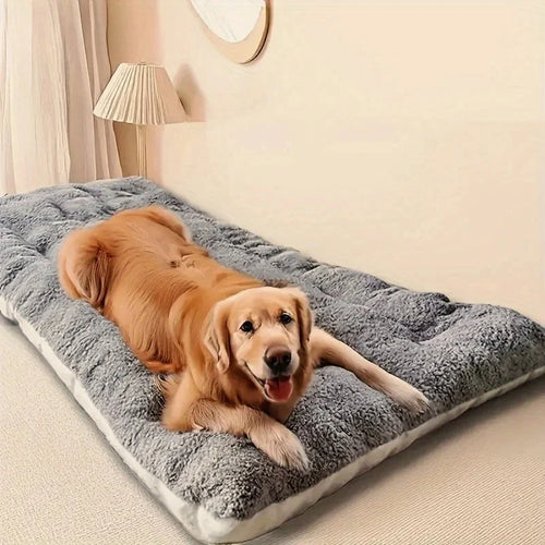 Large Plush Dog Sofa Bed — Thickened Orthopedic Comfort Mat for All Breeds