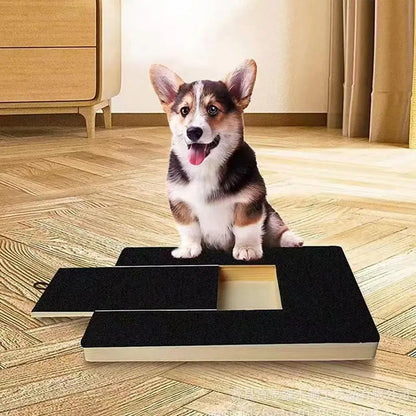 Wooden Dog Nail Scratch Board — Adjustable Self-Filing Grooming Tool