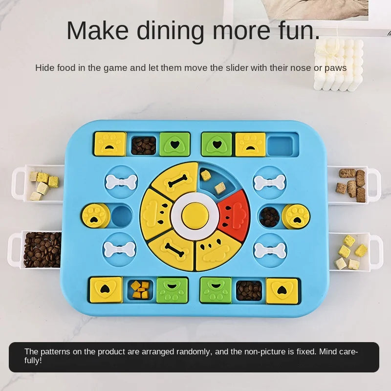 Advanced Dog Puzzle Feeder — 4-in-1 Interactive Enrichment Toy