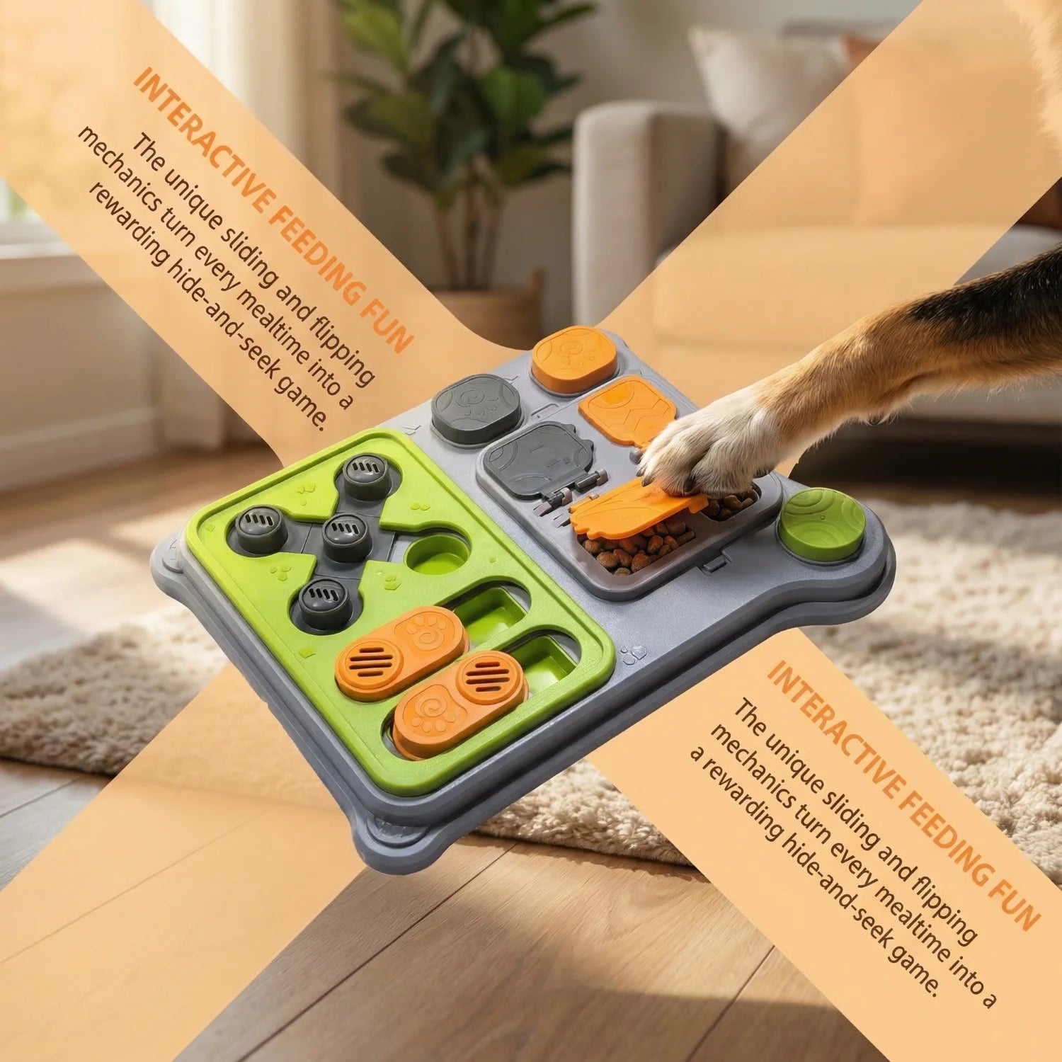 Large Dog Puzzle Feeder — XXXL Interactive Treat Dispensing Toy