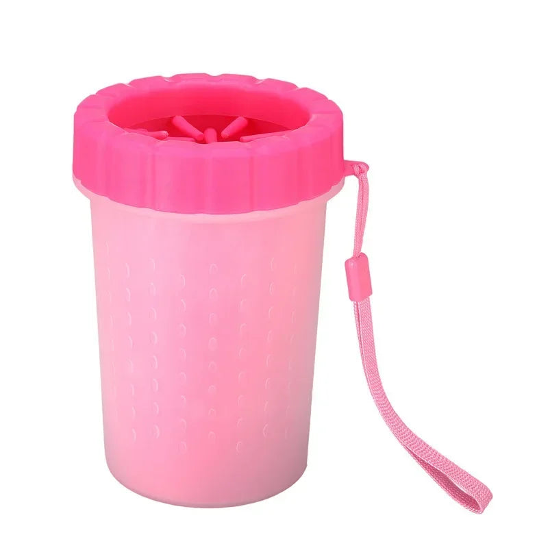 Portable Paw Cleaner Cup — Soft Bristle Foot Wash for Dogs