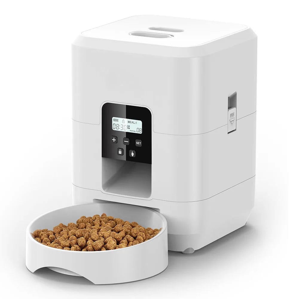 Smart Automatic Pet Feeder — Timed Portion Control for Dogs & Cats