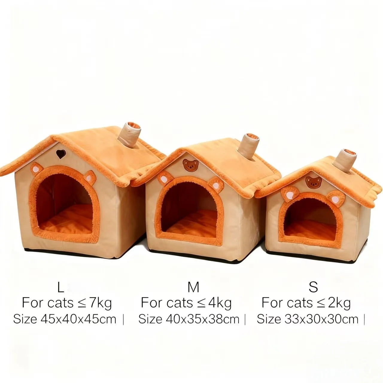 Dog Cave Bed — Cozy Enclosed House-Style Pet Bed for Small Dogs & Cats