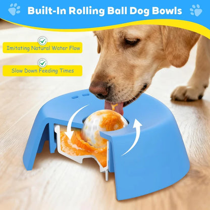Slow Feeder Dog Bowl — Anti-Choking Lick Mat with Non-Slip Base