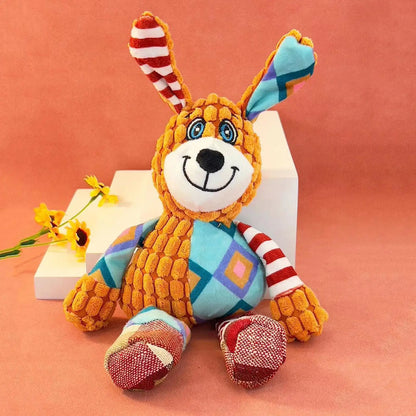Plush Squeaky Dog Toy — Soft Stuffed Animal for Small & Medium Dogs