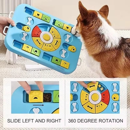 Advanced Dog Puzzle Feeder — 4-in-1 Interactive Enrichment Toy