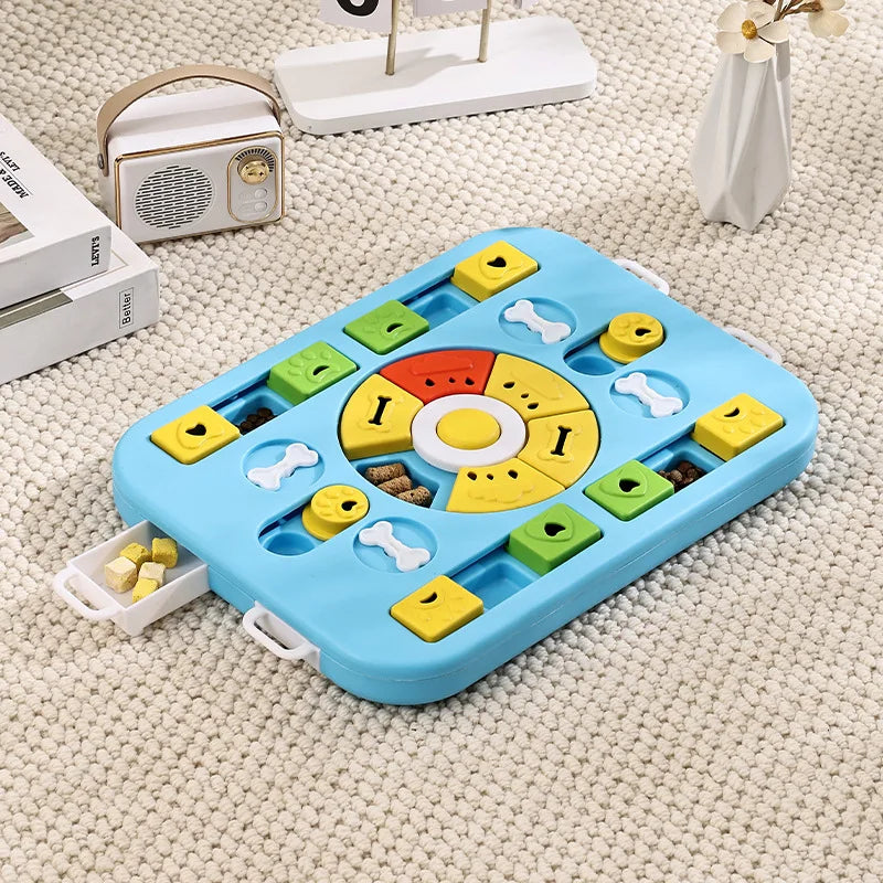 Advanced Dog Puzzle Feeder — 4-in-1 Interactive Enrichment Toy