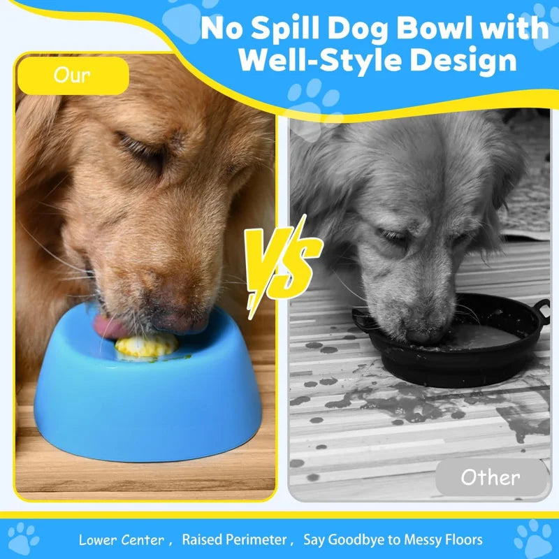 Slow Feeder Dog Bowl — Anti-Choking Lick Mat with Non-Slip Base