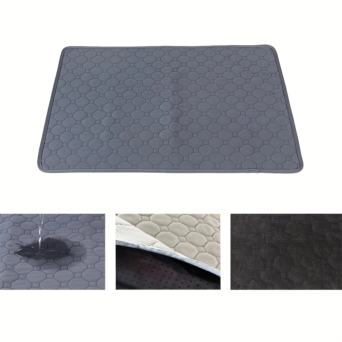 Reusable Dog Pee Pad — Washable Waterproof Training Mat for Dogs & Cats