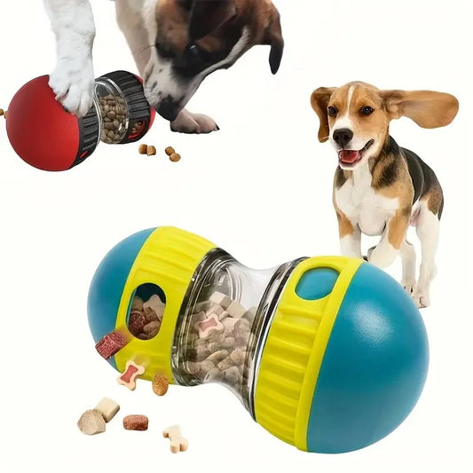 Interactive Treat Dispenser Ball — Slow Feeder Puzzle Toy for Dogs