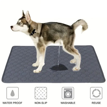 Reusable Dog Pee Pad — Washable Waterproof Training Mat for Dogs & Cats
