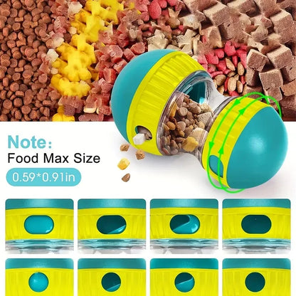 Interactive Treat Dispenser Ball — Slow Feeder Puzzle Toy for Dogs