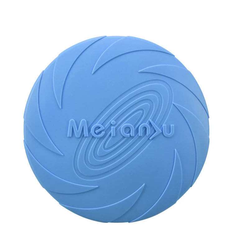 Silicone Flying Disc Dog Toy — Flexible Frisbee for Outdoor Play