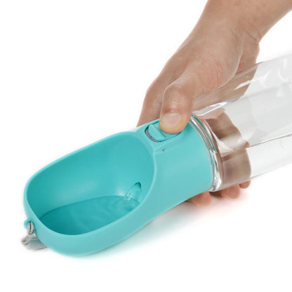 Portable Dog Water Bottle — Leakproof Travel Feeder for Dogs & Cats