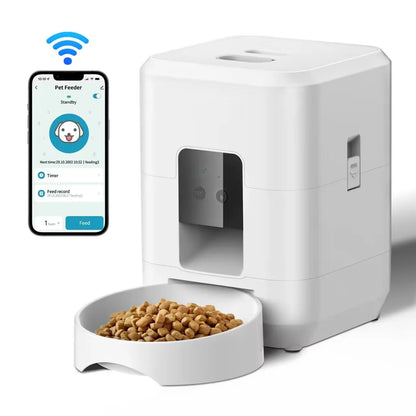 Smart Automatic Pet Feeder — Timed Portion Control for Dogs & Cats