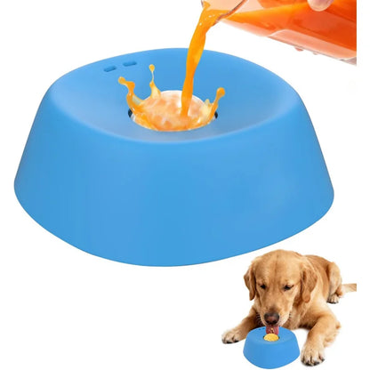 Slow Feeder Dog Bowl — Anti-Choking Lick Mat with Non-Slip Base