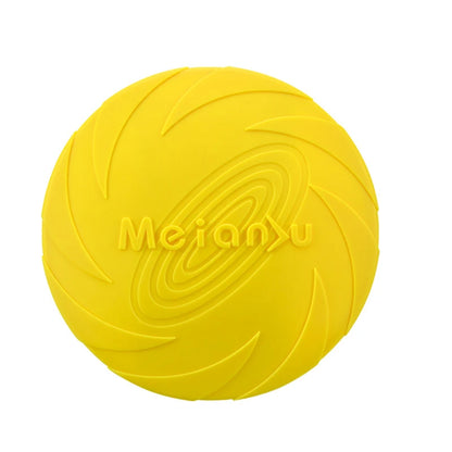 Silicone Flying Disc Dog Toy — Flexible Frisbee for Outdoor Play